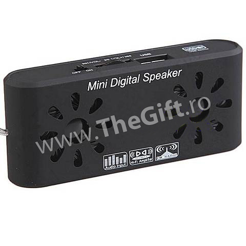 Mini Digital Speaker cu boxe, radio, mp3